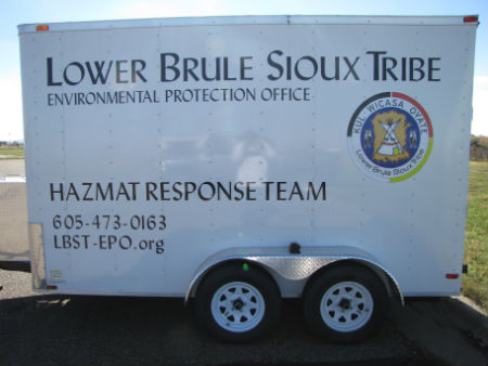 Lower Brule Tribe hazmat response trailer